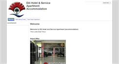 Desktop Screenshot of dili-hotel-apartment-accommodation.psedili.com