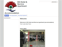 Tablet Screenshot of dili-hotel-apartment-accommodation.psedili.com